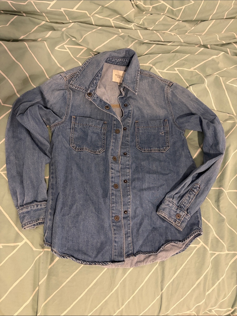 Hidden jeans denim Longsleeve top size XS